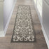 Gray and Charcoal Indoor Outdoor Runner Rug